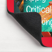 "Critical Thinking" Surf Vater Mousepad (Ecke)