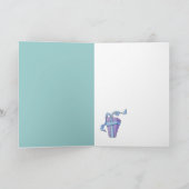 Critter Cedric Christmas Card Feiertagskarte (Innenseite)