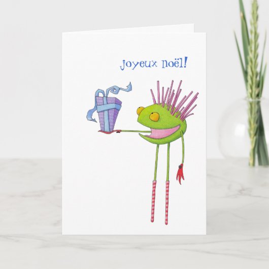 Critter Cedric-Weihnachtskarte Feiertagskarte (Vorderseite)