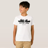 Critter-Crew - Katzen auf einem Haltegriff T-Shirt (Vorne ganz)