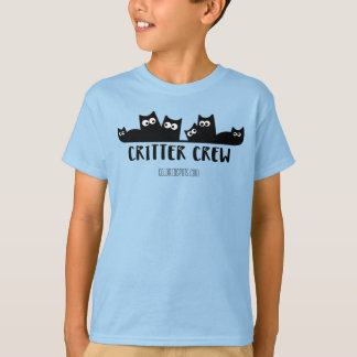 Critter-Crew - Katzen auf einem Haltegriff T-Shirt