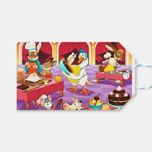 "Critter Cuisines" Geschenkanhänger (Vorderseite (Horizontal))