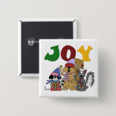 Critter Joy Tshirts und Geschenke Button (Vorne & Hinten)