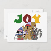 Critter Joy Tshirts und Geschenke Postkarte (Vorne/Hinten)