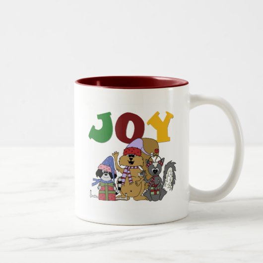 Critter Joy Tshirts und Geschenke Zweifarbige Tasse (Rechts)