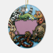 Critter Keramik Ornament (Links)