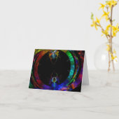 Critter Liebe Rainbow Art Karte (Gelbe Blume)