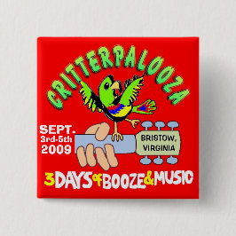 CRITTERPALOOZA Knöpfe Button