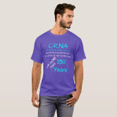 CRNA, das Anästhesie für über 150 Jahre LOGO T-Shirt (Vorne ganz)