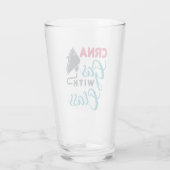 CRNA Gas mit Klasse Funny Aufwertung Glas (Rückseite)
