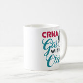 CRNA Gas mit Klasse Funny Aufwertung Kaffeetasse (VorderseiteRechts)