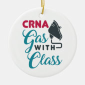 CRNA Gas mit Klasse Funny Aufwertung Keramik Ornament (Vorne)