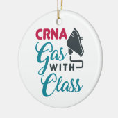 CRNA Gas mit Klasse Funny Aufwertung Keramik Ornament (Links)