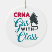 CRNA Gas mit Klasse Funny Aufwertung Keramik Ornament (Hinten)