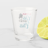 CRNA Gas mit Klasse Funny Aufwertung Schnapsglas (Rückseite)