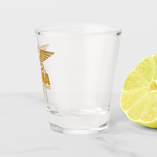 CRNA (Gold) Schnapsglas (Rechts)