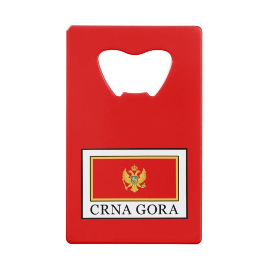 Crna Gora Geldbeutel Flaschenöffner (Vorderseite)