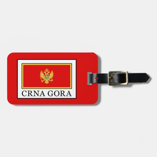Crna Gora Gepäckanhänger (Vorderseite horizontal)