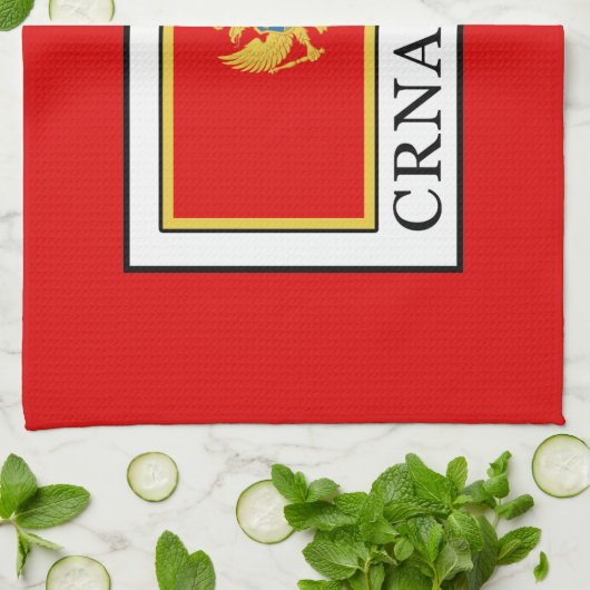 Crna Gora Geschirrtuch (Gefaltet)