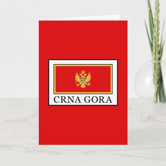Crna Gora Karte (Vorderseite)