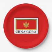 Crna Gora Pappteller (Vorderseite)