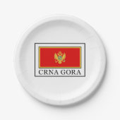 Crna Gora Pappteller (Vorderseite)