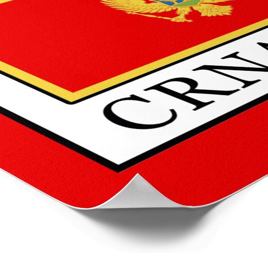 Crna Gora Poster (Ecke)