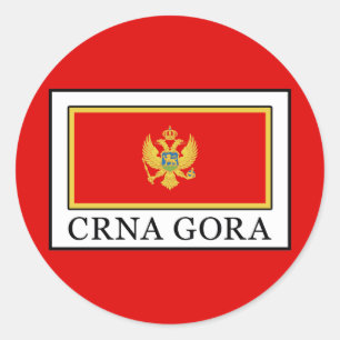 Crna Gora Runder Aufkleber
