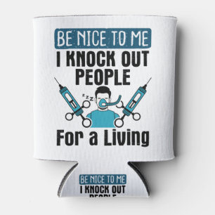 CRNA klopfte Leute, die Anästhesisten versorgen Dosenkühler