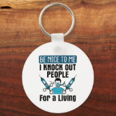 CRNA klopfte Leute, die Anästhesisten versorgen Schlüsselanhänger (Vorderseite)