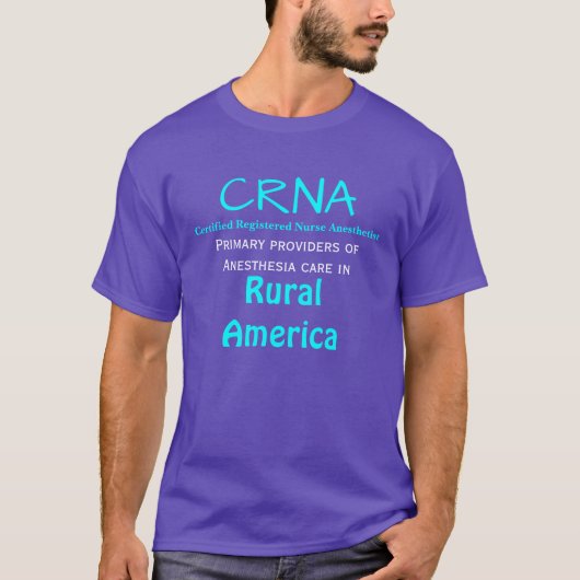 CRNA ländliches Amerika LOGO T-Shirt (Vorderseite)