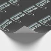 CRNA Laryngoskop Anästhesiologe Intubation Geschenkpapier (Ecke)