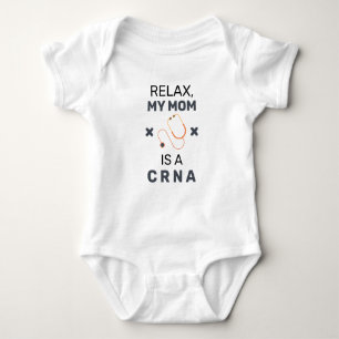 CRNA-Mama Nurse Anästhesist Baby Bodysuit Strampler