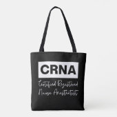 CRNA Nurse Anästhesist Anästhesiologe Tasche (Rückseite)