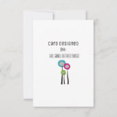 CRNA Nurse Anästhesist Herzlichen Glückwunsch Dankeskarte (Rückseite)