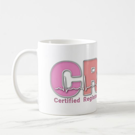 CRNA Nurse Anästhesist Kaffeetasse (Links)