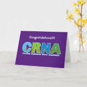 CRNA Nurse Anästhesist Karte (Gelbe Blume)