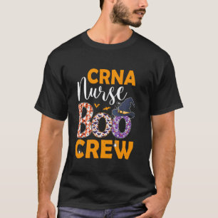 CRNA-Nurse Boo Crew Spuk Boo Geist Halloween-Kos T-Shirt