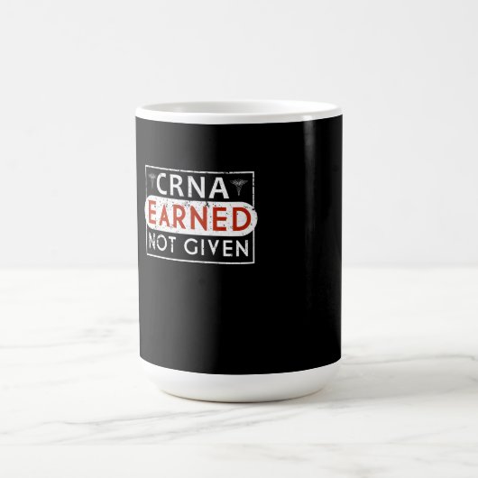 CRNA registrierter Anesthetist-Anästhesiologe Kaffeetasse (Mittel)