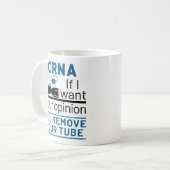 CRNA Wenn ich Ihre Meinung Gewollt, werde ich Ihre Kaffeetasse (Vorderseite Links)