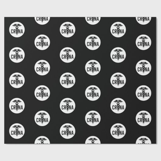 CRNA zertifizierte Geschenke für Krankenschwestern Geschenkpapier (Flach)