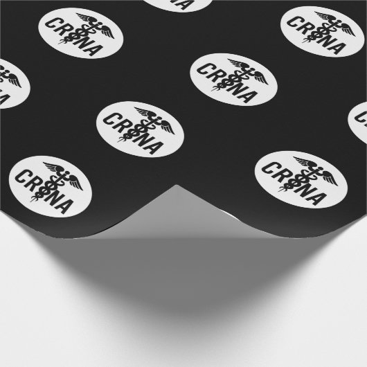 CRNA zertifizierte Geschenke für Krankenschwestern Geschenkpapier (Ecke)