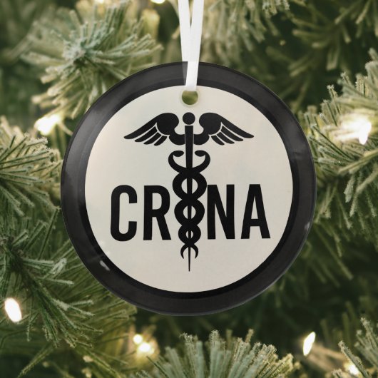 CRNA zertifizierte Geschenke für Krankenschwestern Ornament Aus Glas (InSitu)