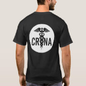 CRNA zertifizierte Geschenke für Krankenschwestern T-Shirt (Rückseite)