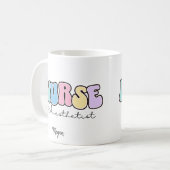 CRNA zertifizierter Nurse Anästhesist Registered N Kaffeetasse (Vorderseite Links)