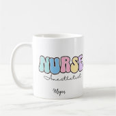 CRNA zertifizierter Nurse Anästhesist Registered N Kaffeetasse (Links)