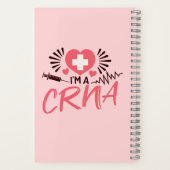 CRNA zertifizierter Nurseanästhesist Custom Notizblock (Rückseite)