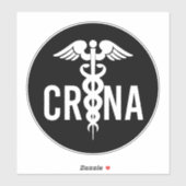 CRNA-zertifiziertes Geschenk für Krankenschwestern Aufkleber (Blatt)