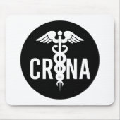 CRNA-zertifiziertes Geschenk für Krankenschwestern Mousepad (Vorne)