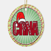 CRNA zugelassener ausgebildete Keramikornament (Links)